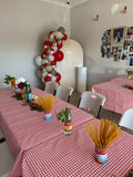White, Black, Beige, Pink, Blue or Lilac Arch Backdrop Wall Hire with Balloon Garland #WHBD