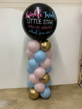 Gender Reveal Giant Confetti & Helium Filled Balloon From