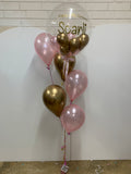 Personalised Bubble Balloon Bouquet