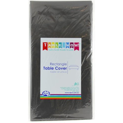 Black Rectangle Tablecover #388158