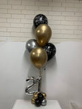 Mini Double Number Table Confetti Bouquet or Latex Bouquet  It's Just A Dinner Bouquet