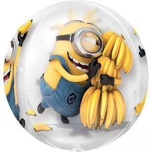 Despicable Me Minion Clear Orbz XL 38 x 40 cm INFLATED #34594