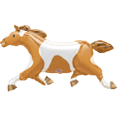 Painted Horse foil shape balloon 105x 59cm #08937