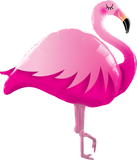 Flamingo Foil Supershape 117cm Balloon INFLATED #57807