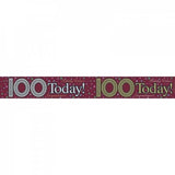 100 Today 2.6m Banner #664396