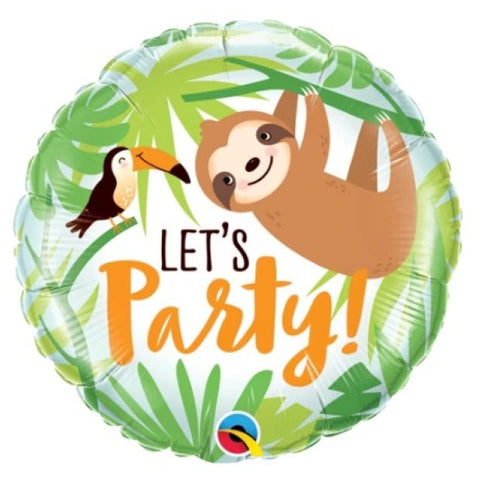 Let's Party Toucan & Sloth Foil Shape 45cm (18") #12254