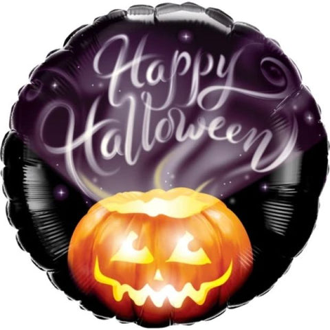 Qualatex Foil 45cm (18")Round Halloween Wispy Smoke #15005