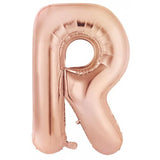 Giant Letter Balloon R Rose Gold Foil 86cm #213987