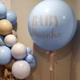 Gender Reveal Giant Confetti & Helium Filled Balloon From