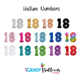 18th Birthday Giant INFLATED Numbers -23 colours to choose from