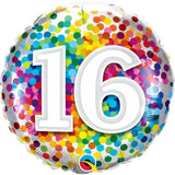 Rainbow Confetti Foil 45cm (18") 16th #18892