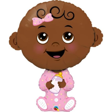 Baby Girl Foil Shape 96cm (38") #18943