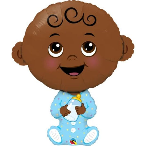 Baby Boy Foil Shape 96cm (38") #18964