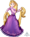 Rapunzel Sitting Foil Supershape Balloon Air Filled Only INFLATED #38182