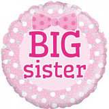 Big Sister Foil Pink Balloon #229486