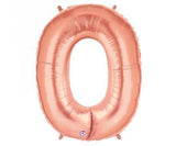 Giant Letter Balloon O Rose Gold 1m #15915