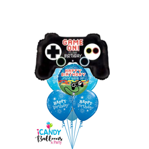 Gaming Fans Dream Birthday Balloon Bouquet iCANDY Balloons