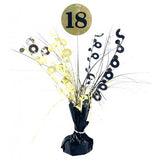 #18 18th Black & Gold Centrepiece Weight 165gm #307374