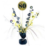 #80 Black & Gold Centrepiece Weight 165gm #207381