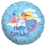 Fairy Princess Birthday Foil 18" 46cm INFLATED #86165