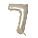 70th Giant INFLATED Helium Number Balloons 22 Colours to choose from