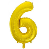 60th Giant INFLATED Helium Number Balloons -Choose your colour