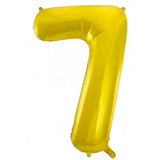 70th Giant INFLATED Helium Number Balloons 22 Colours to choose from