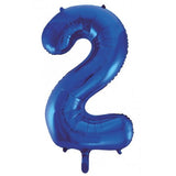2nd Birthday Giant INFLATED Helium Numbers -22 colours to choose from