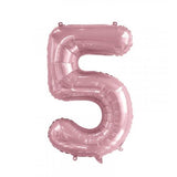 50th Giant INFLATED Helium Number Balloons 22 Colours to choose from