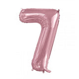 70th Giant INFLATED Helium Number Balloons 22 Colours to choose from