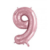 90th Giant INFLATED Helium Number Balloons 22 Colours to choose from