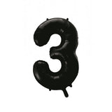 3rd Birthday Giant INFLATED Helium Numbers -Choose from 22 colours