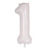 1st First Birthday Giant INFLATED Helium Balloon Numbers - Choose from 23 colours