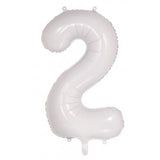 2nd Birthday Giant INFLATED Helium Numbers -22 colours to choose from