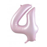 4th Birthday Giant Helium Numbers -INFLATED Choose from 22 colours