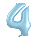 4th Birthday Giant Helium Numbers -INFLATED Choose from 22 colours