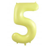 50th Giant INFLATED Helium Number Balloons 22 Colours to choose from