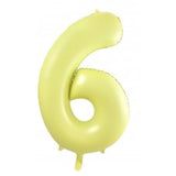 6th Birthday Giant INFLATED Helium Numbers -Choose from 22 colours