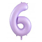 60th Giant INFLATED Helium Number Balloons -Choose your colour