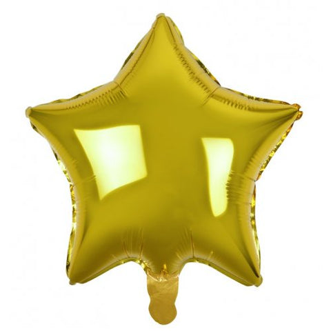 Foil Star Gold18 Inch Decrotex INFLATED #153018