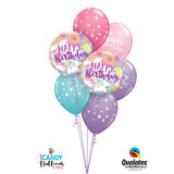 Unicorn Fun Birthday Dazzler Balloon Bouquet