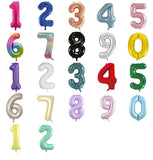1st First Birthday Giant INFLATED Helium Balloon Numbers - Choose from 22 colours