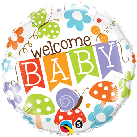 Welcome Baby Foil Garden Balloon #25210