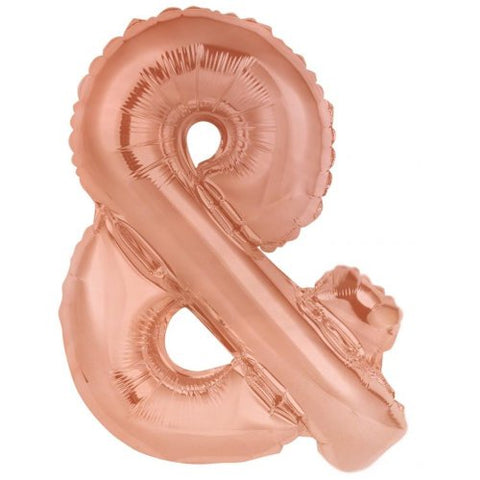 Giant Letter Balloon & Amerstand Rose Gold Foil 86cm #213996