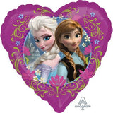 Frozen Love Licensed Foil Balloon INFLATED 45cm (18") #29842