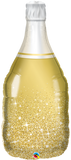 Gold Champagne Bottle Foil Supershape Balloon #98219