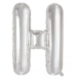 Giant Letter Balloon H Silver Foil 86cm #213907