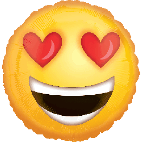 Foil 45cm (18") Love Emoji #33628