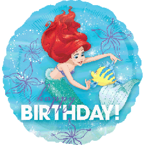 Ariel Dream Big Happy Birthday Mermaid INFLATED Licensed Foil 45cm (18") #33935