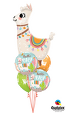 Loveable llama Hello Baby Balloon Bouquet #LlamaB2